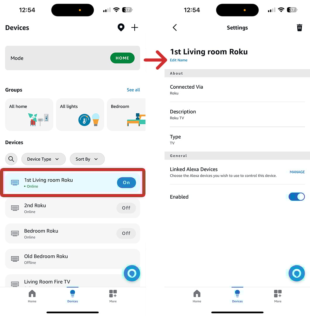 How to Rename Your TV in the Alexa App